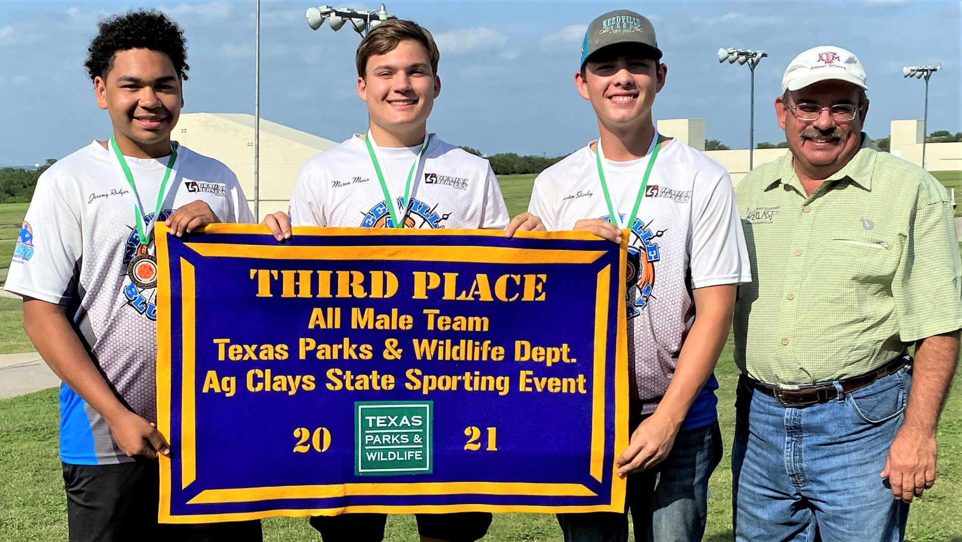 Third place all-male team